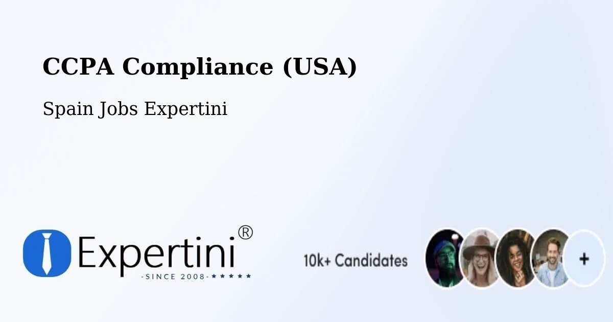 CCPA Privacy Rights & Compliance Notice – Moaña - Spain Jobs Expertini