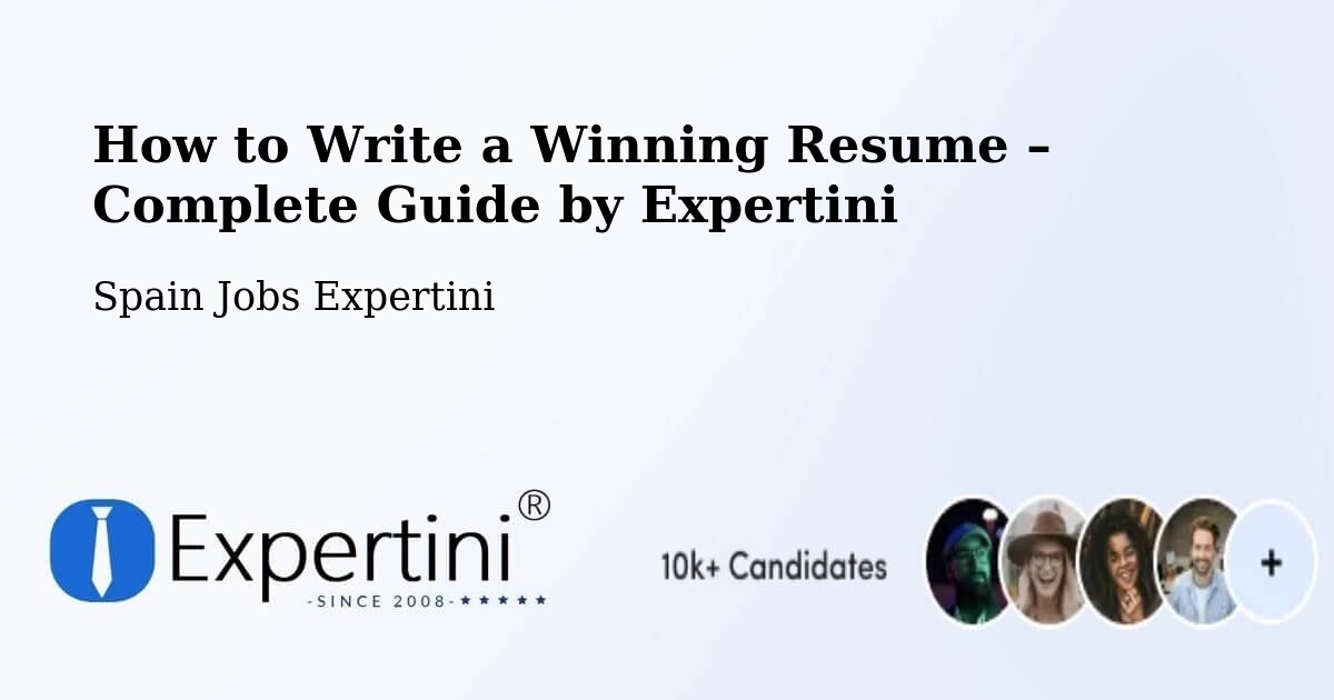 Resume Writing Guide for Job Seekers – Moaña - Moaña, Spain Jobs Expertini