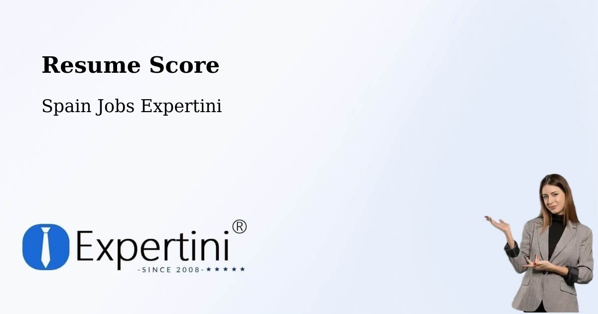 Resume Score & Job Description Match Tool – Moaña - Spain Jobs Expertini